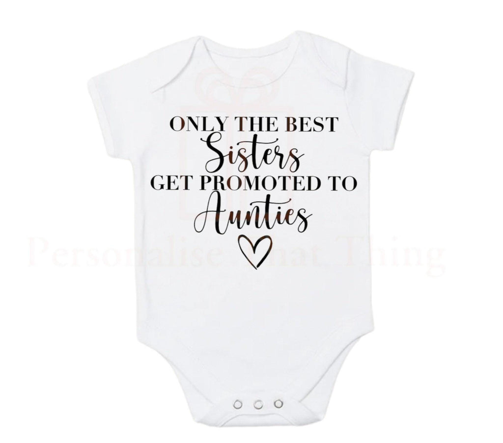 Only the best mums get promoted to pregnancy announcement baby bodysuit outfit