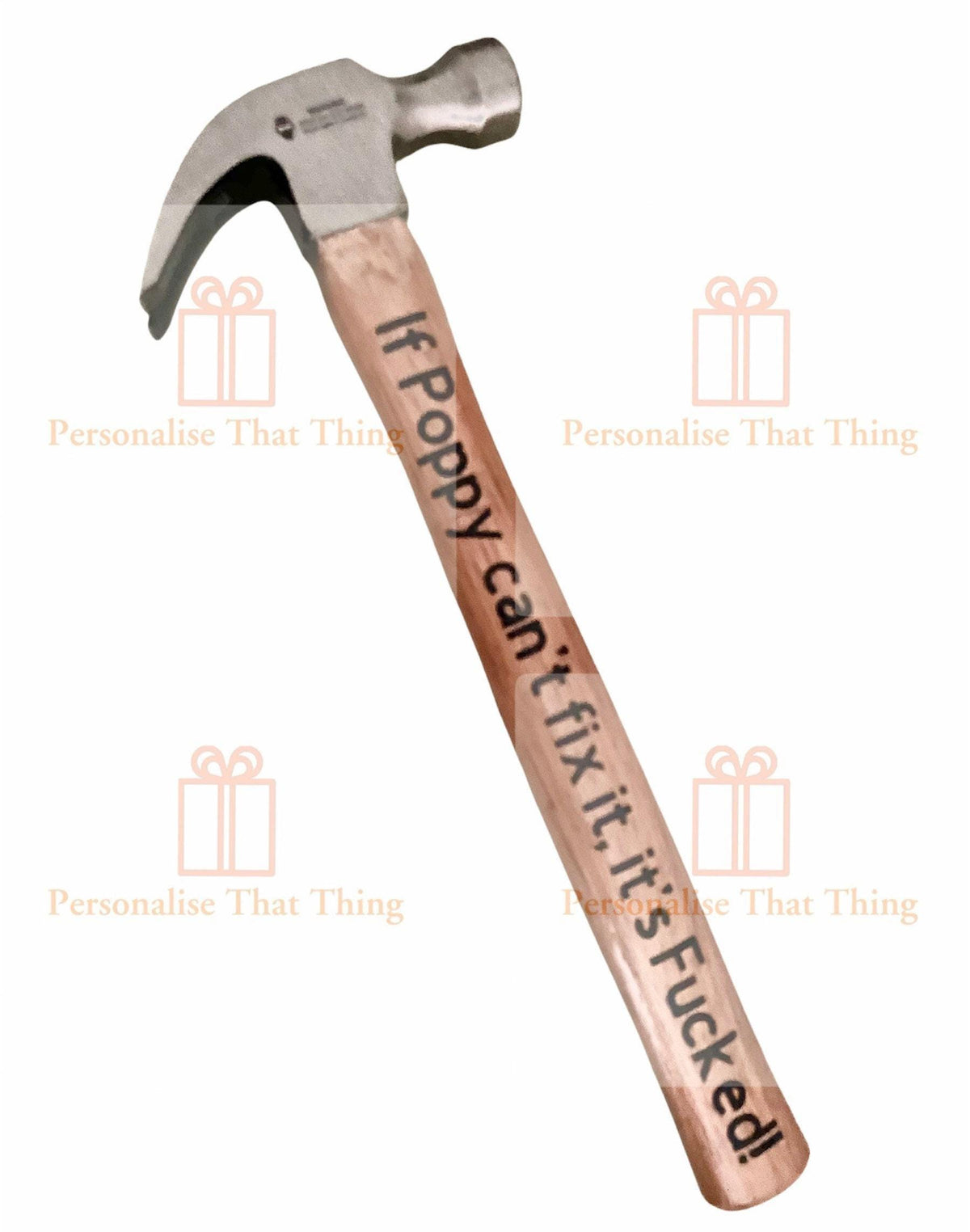 Happy Father’s Day Personalised heart hammer