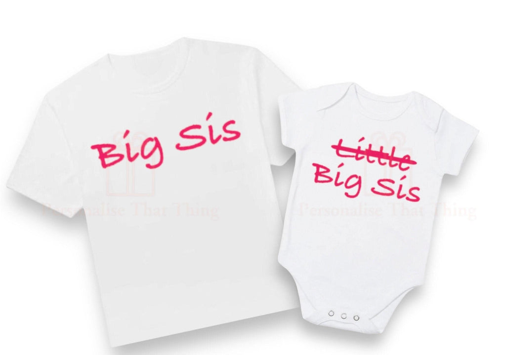 Big Bro Pregnancy announcement baby bodysuit outfit tshirt