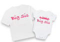 Big sis Pregnancy announcement baby bodysuit outfit tshirt