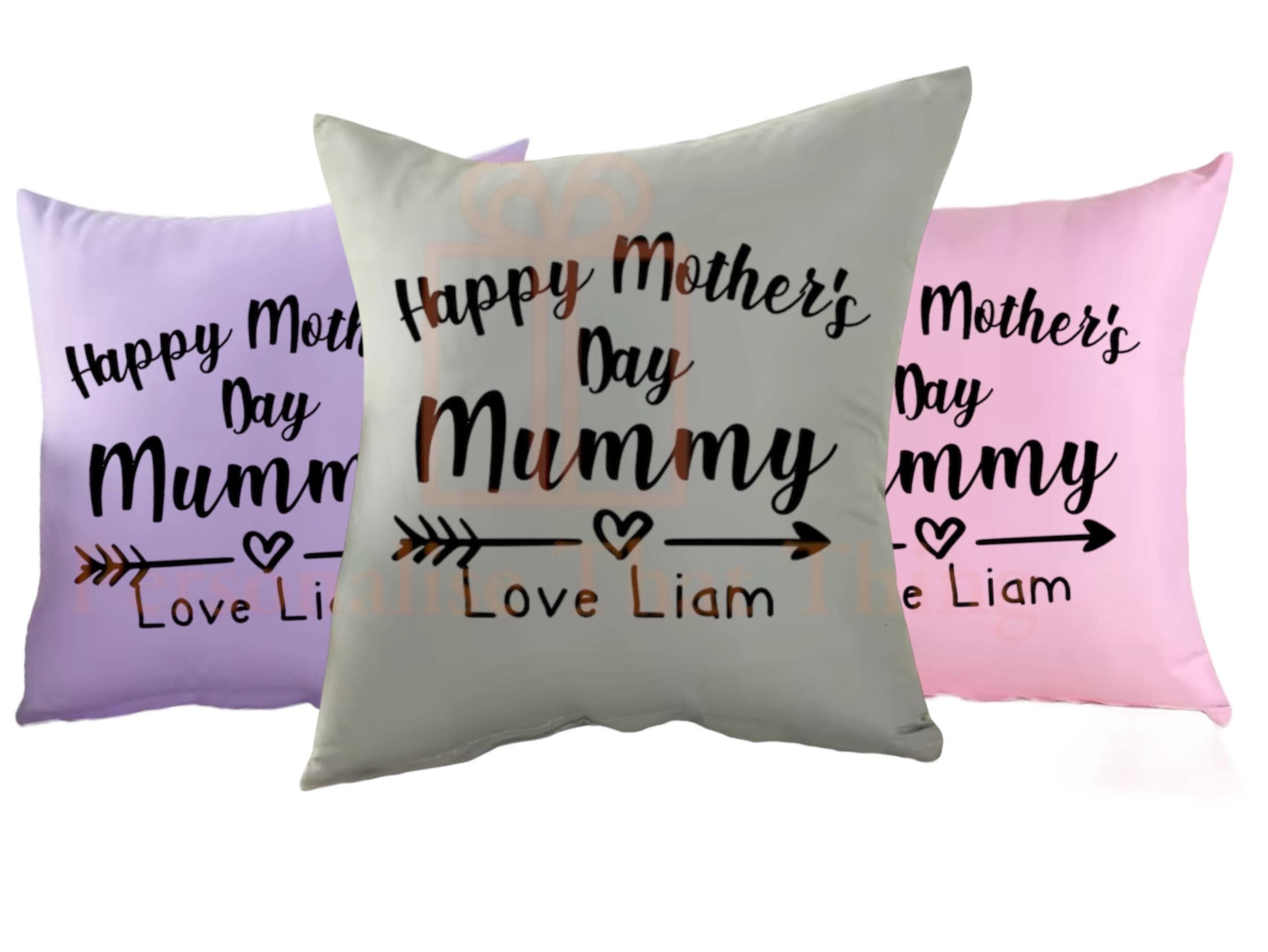 Happy Mothers Day custom pillow cushion cover