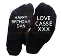 Happy birthday Personalised custom name socks