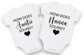 How does custom name sound ? pregnancy announcement baby bodysuit