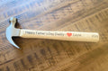 Happy Father’s Day Personalised heart hammer