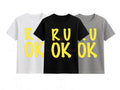 Are you ok day yellow r u ok tshirt - all sizes