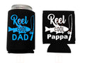 Reel cool custom name dad / grandad fishing personalised beer stubby holder