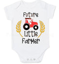 Future little farmer baby pregnancy announcement bodysuit outfit