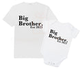Big Brother Personalised date annoucement Tshirt / baby onesie