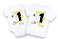 Bumblebee custom name 1st bee day birthday girl party Tshirt