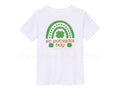 St Patrick’s day four leaf clover green rainbow tshirt - men’s, women’s and children’s