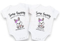 Some bunny special is on the way Easter rabbit pregnancy announcement baby onesie
