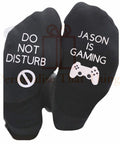 Gaming do not disturb Personalised custom printed men’s socks