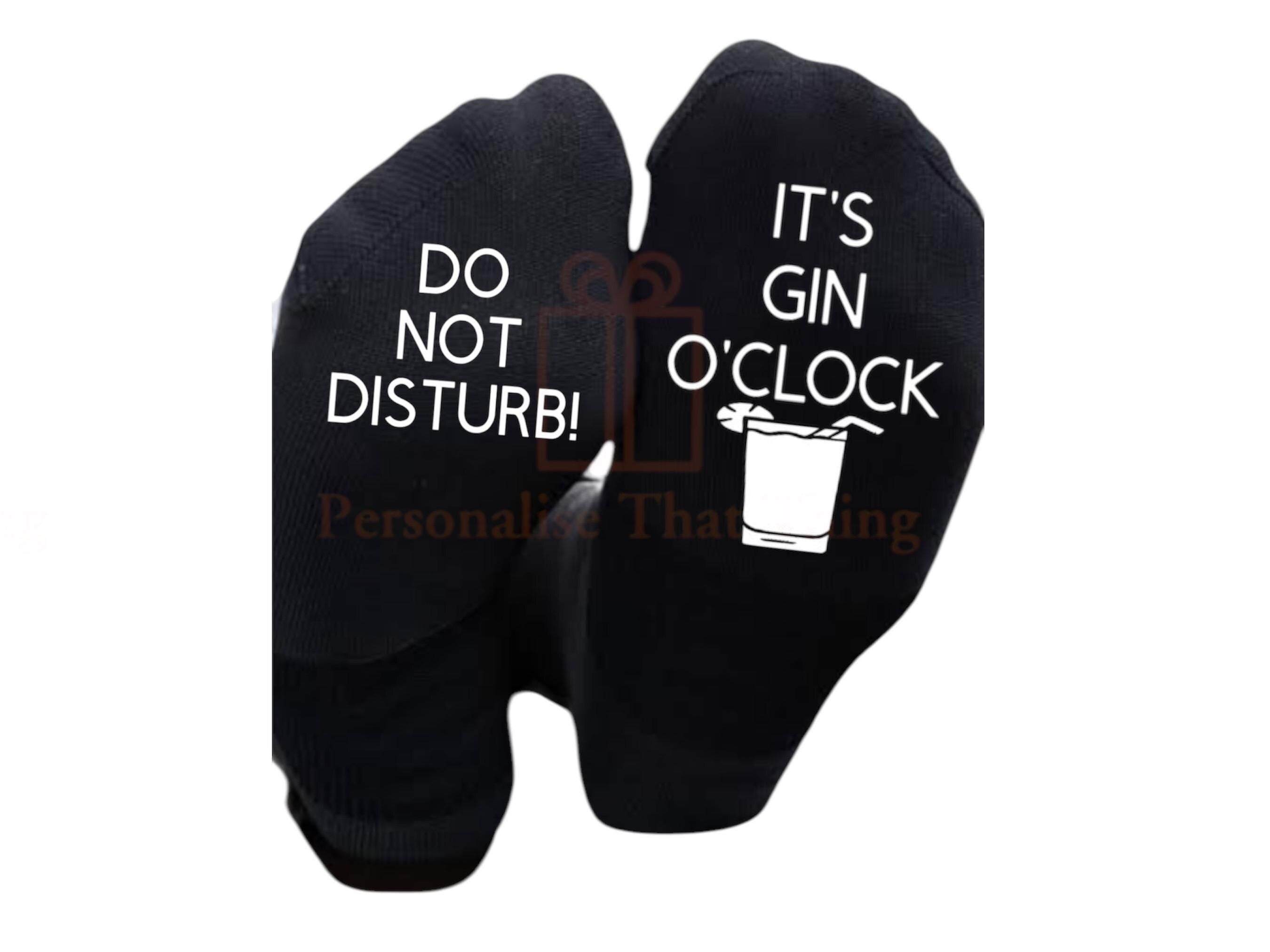 Gin o clock do not disturb printed women’s socks