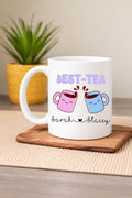 Best tea bestie friends custom name tea mug