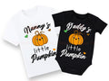 Little pumpkin halloween personalised baby bodysuit / tshirt outfit