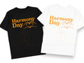 Heart hand sign Harmony day orange tshirt