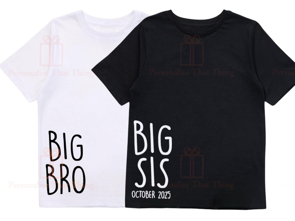 Big Bro / Big Sis Pregnancy announcement outfit / t-shirt