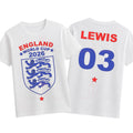 3 Lions On The Shirt Football England World Cup Personalised Name custom Tshirt