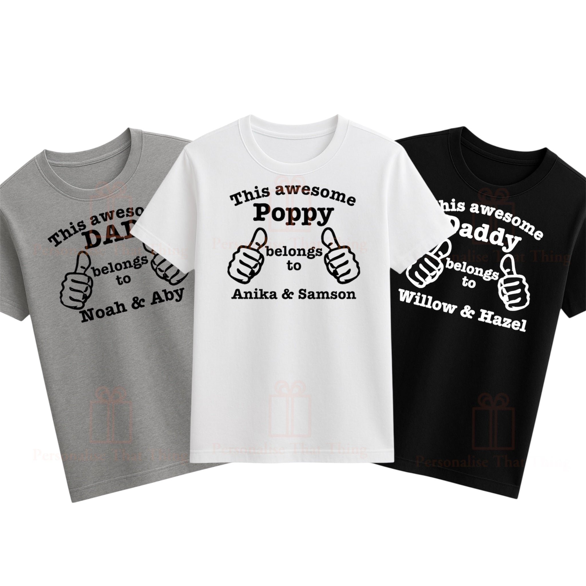 This awesome custom name belongs to personalised tshirt