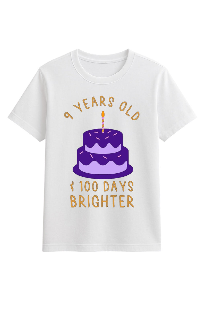 100 days birthday tshirt
