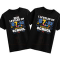 Leveled up 67 + 33 pac man 100 days of school tshirt