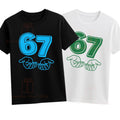 Six seven hand gesture tshirt