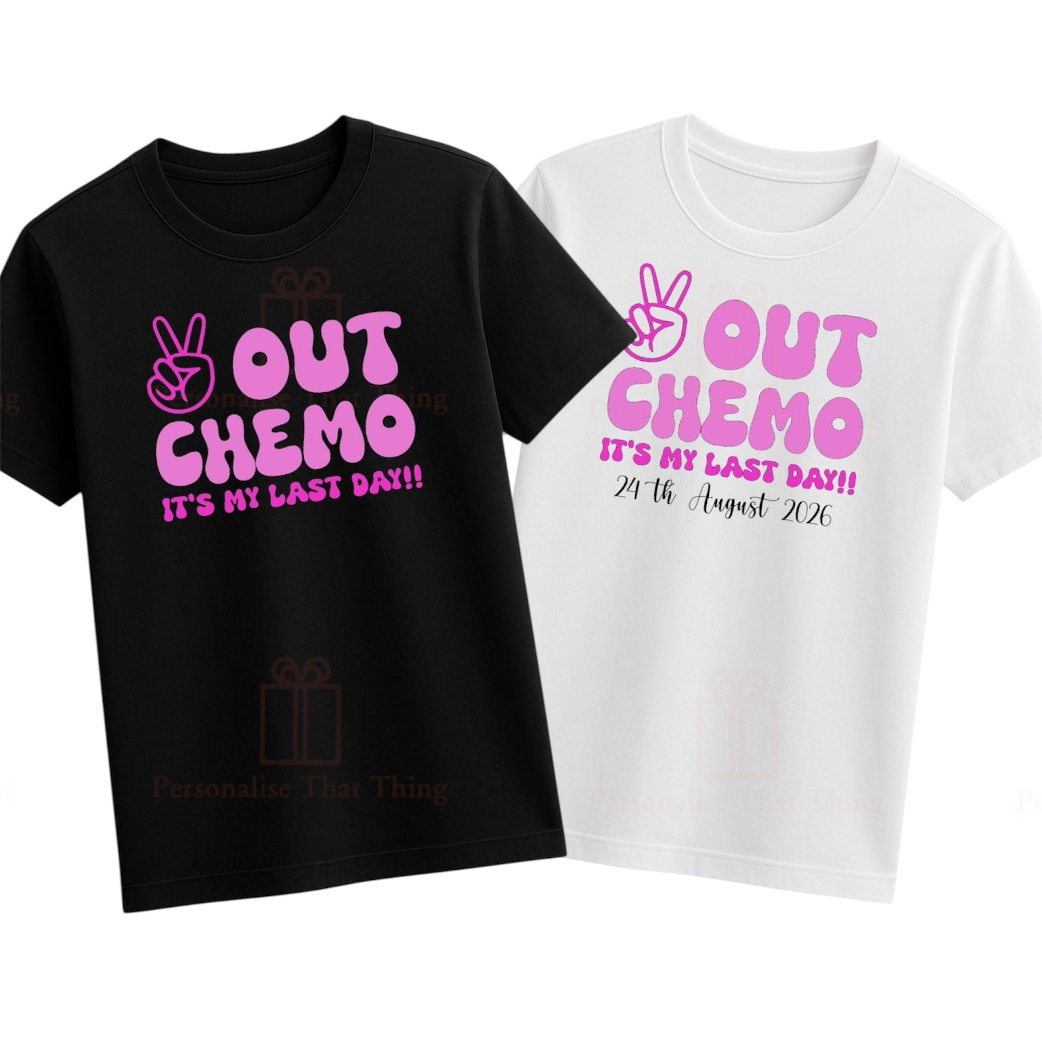 Peace out chemo breast cancer survivor last day of treatment tshirt