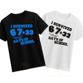 I survived 67 + 33 days of school 100 day six seven tshirt