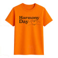Harmony day - Heart hand sign orange Tshirt - All sizes available men women and children
