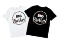 Promoted to Big Brother circle design custom date pregnancy announcement tshirt / baby bodysuit