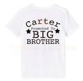 Promoted to Big Brother Personalised Name Tshirt / baby onesie