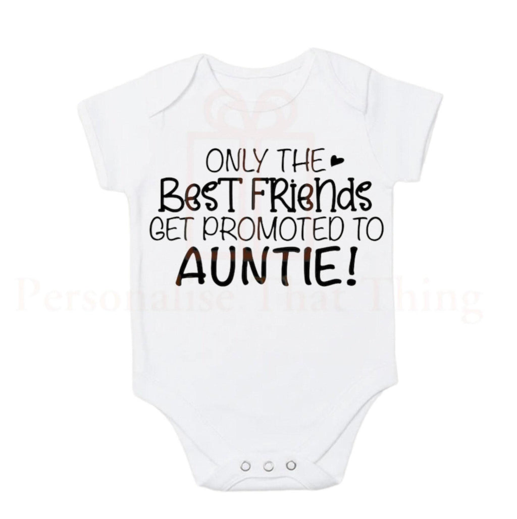Personalised only the best mums get promoted to Grammy pregnancy announcement baby onesie