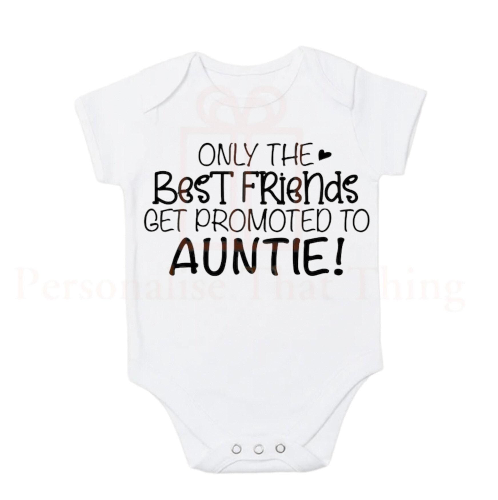 Personalised only the best mums get promoted to Grammy pregnancy announcement baby onesie