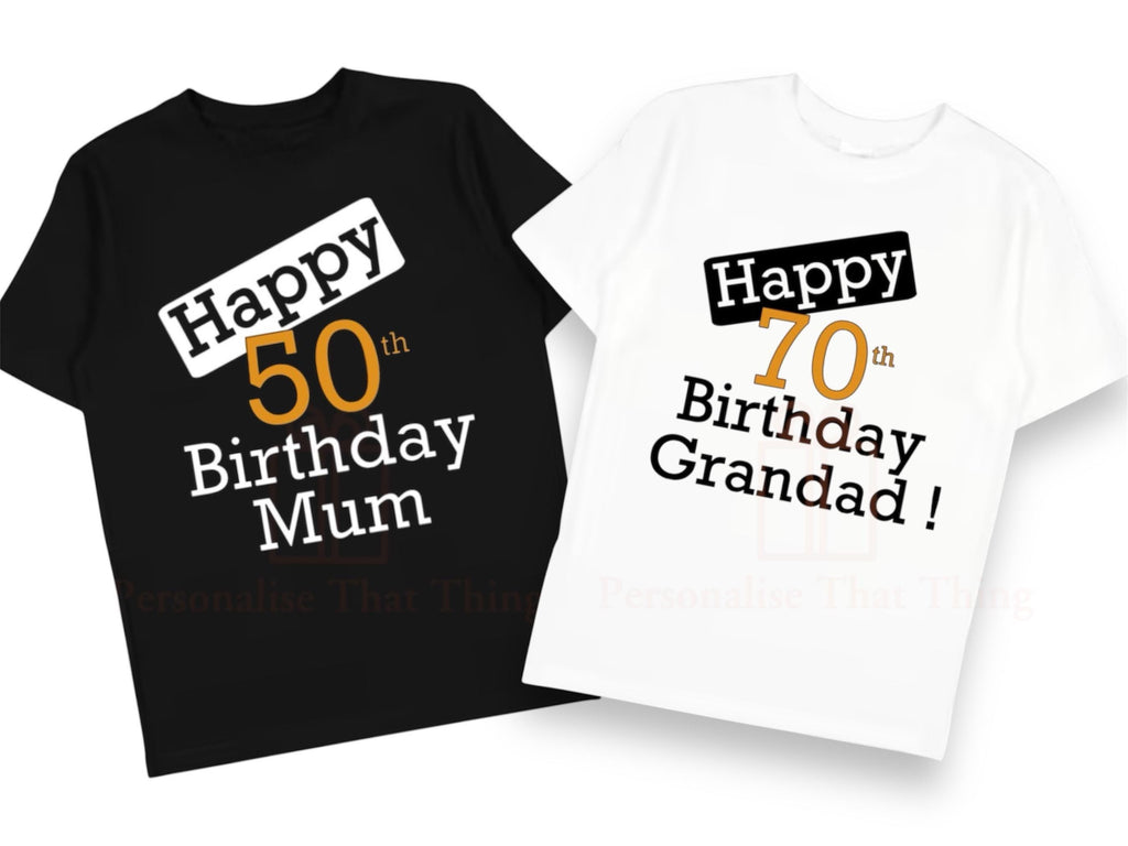 Happy birthday custom surprise T-shirt