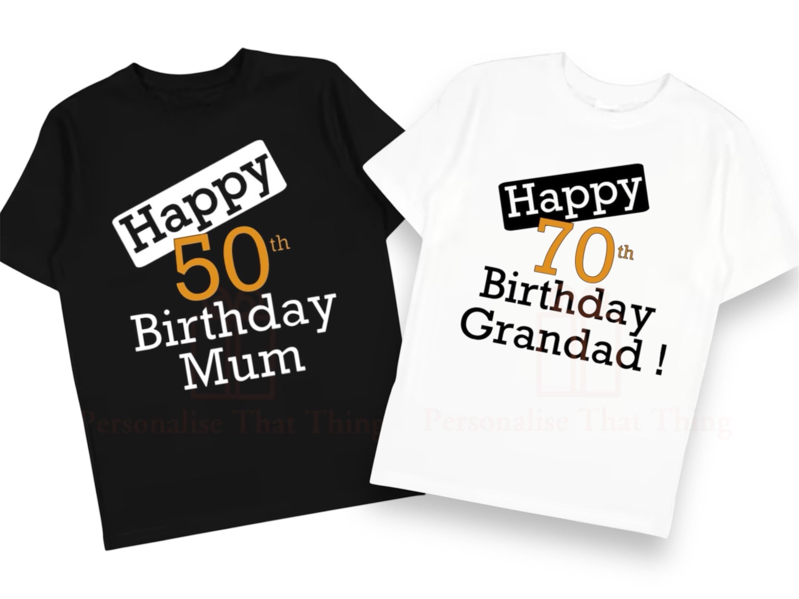 Happy birthday custom surprise T-shirt