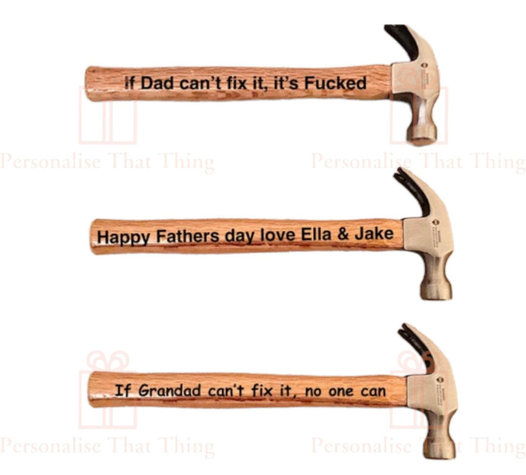 Happy Father’s Day Personalised heart hammer