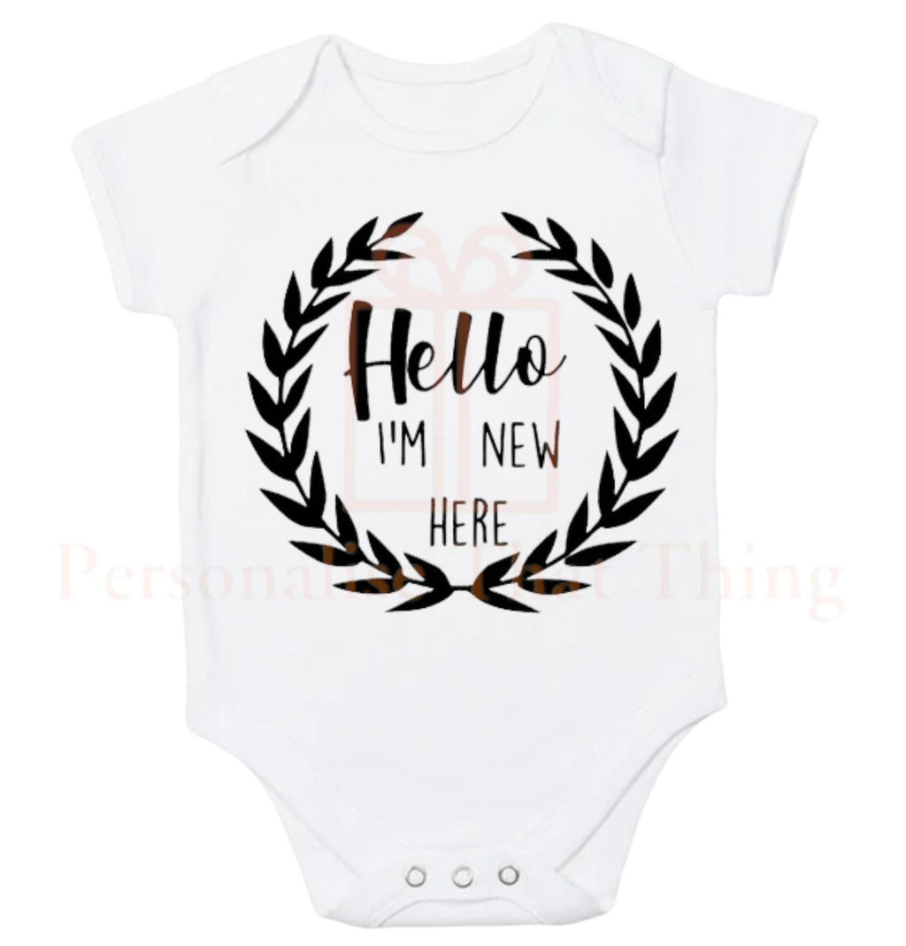 Hello I'm new here  - pregnancy announcement going home newborn hospital photoshoot outfit