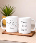 Aries zodiac star sign birthday constellation custom tea / coffee mug