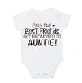 Only the best get promoted pregnancy announcement personalised baby onesie