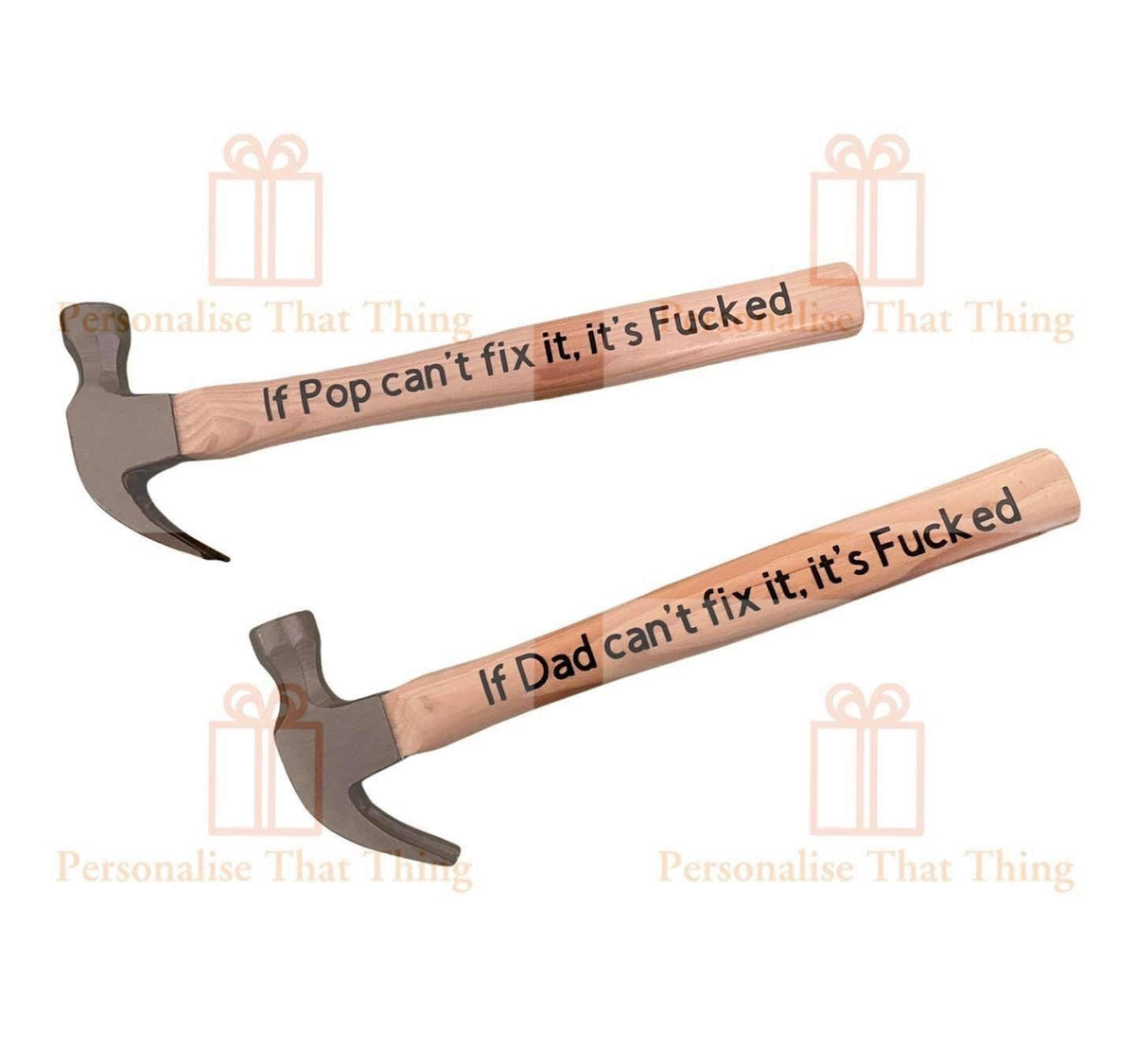 Happy Father’s Day Personalised heart hammer