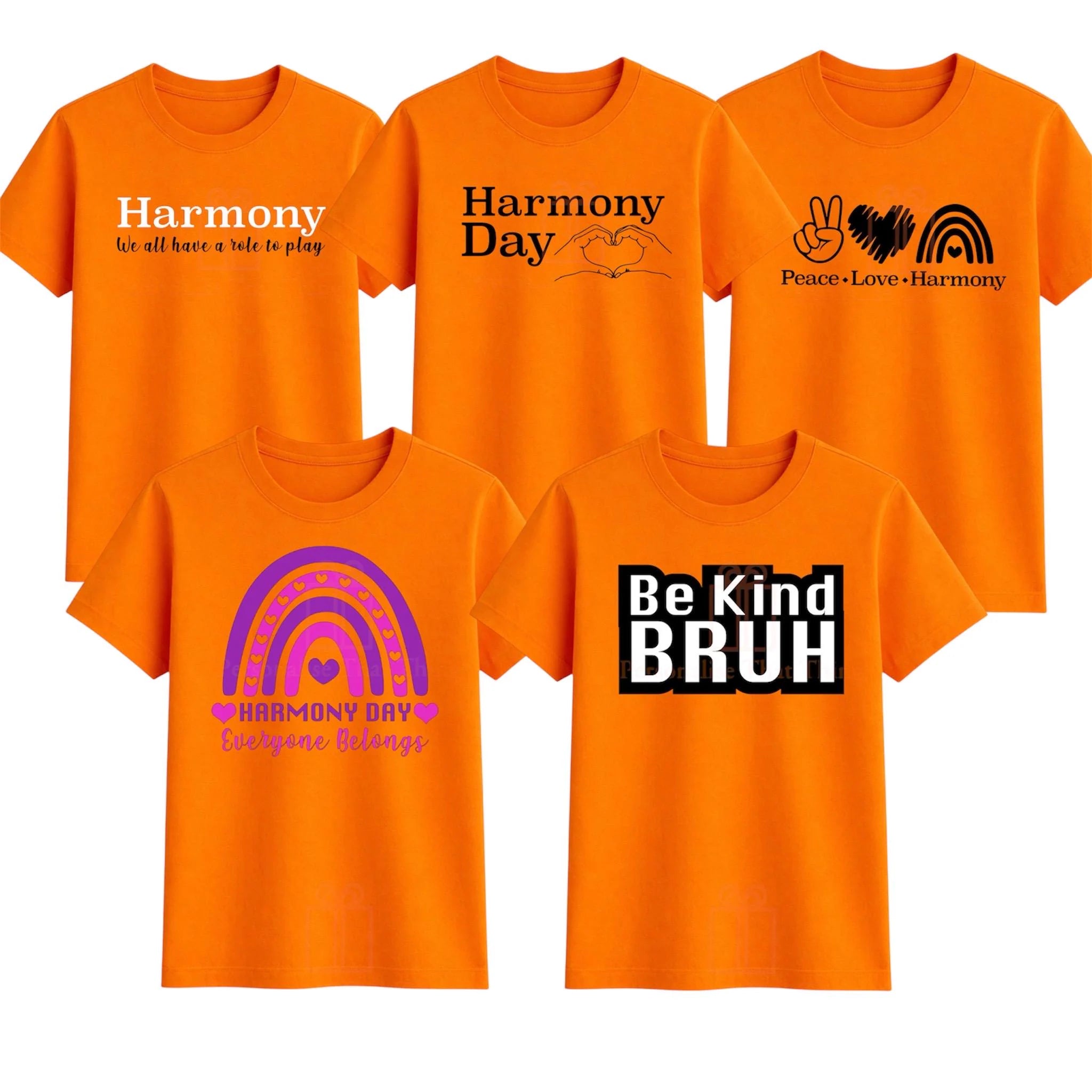 Harmony day - Orange Tshirt - LAST CHANCE!!