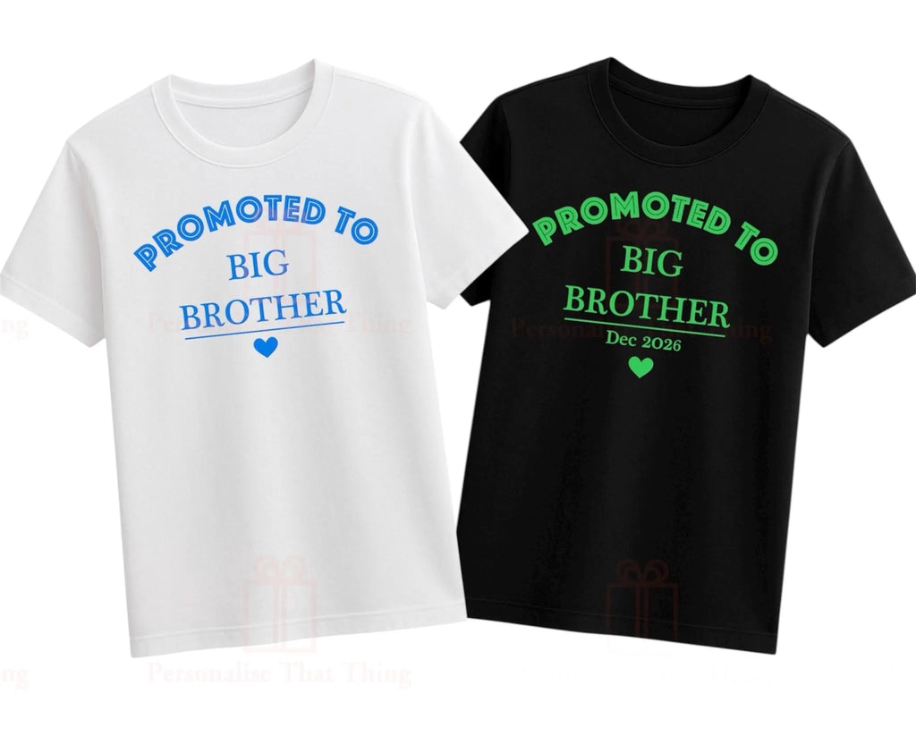 Promoted to Big brother Pregnancy announcement outfit / tshirt